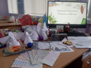 &quot;Christmas traditions. Ukraine - Britain&quot;/Навчання з елементами чаювання або чаювання з елементами навчання