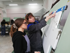 02 квітня 2025 року на базі Навчально практичного центру коледжу організовано навчання здобувачок освіти з сфери послуг та будівельної галузі «Жінки в дії: розвиток потенціалу жінок через освіту у сфері енергоефективності».