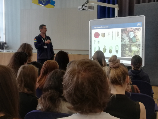 23 квітня 2025 року, у нашому коледжі відбулася надзвичайно важлива та пізнавальна зустріч зі спеціалістами Міжнародної гуманітарної організації з розмінування.