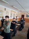 Також в рамках Місячника з охорони праці практичним психологом Мельник Людмилою проведено для наших здобувачів та здобувачок освіти  корисний тренінг «Чотири техніки саморегуляції для відновлення емоційного стану в укриттіпід час повітряної тривоги&quot;